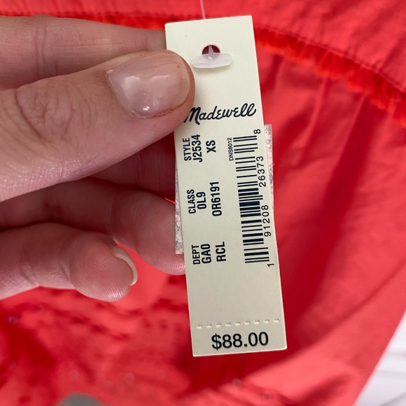 Red madewell blouse new with tags - Picture 3 of 5